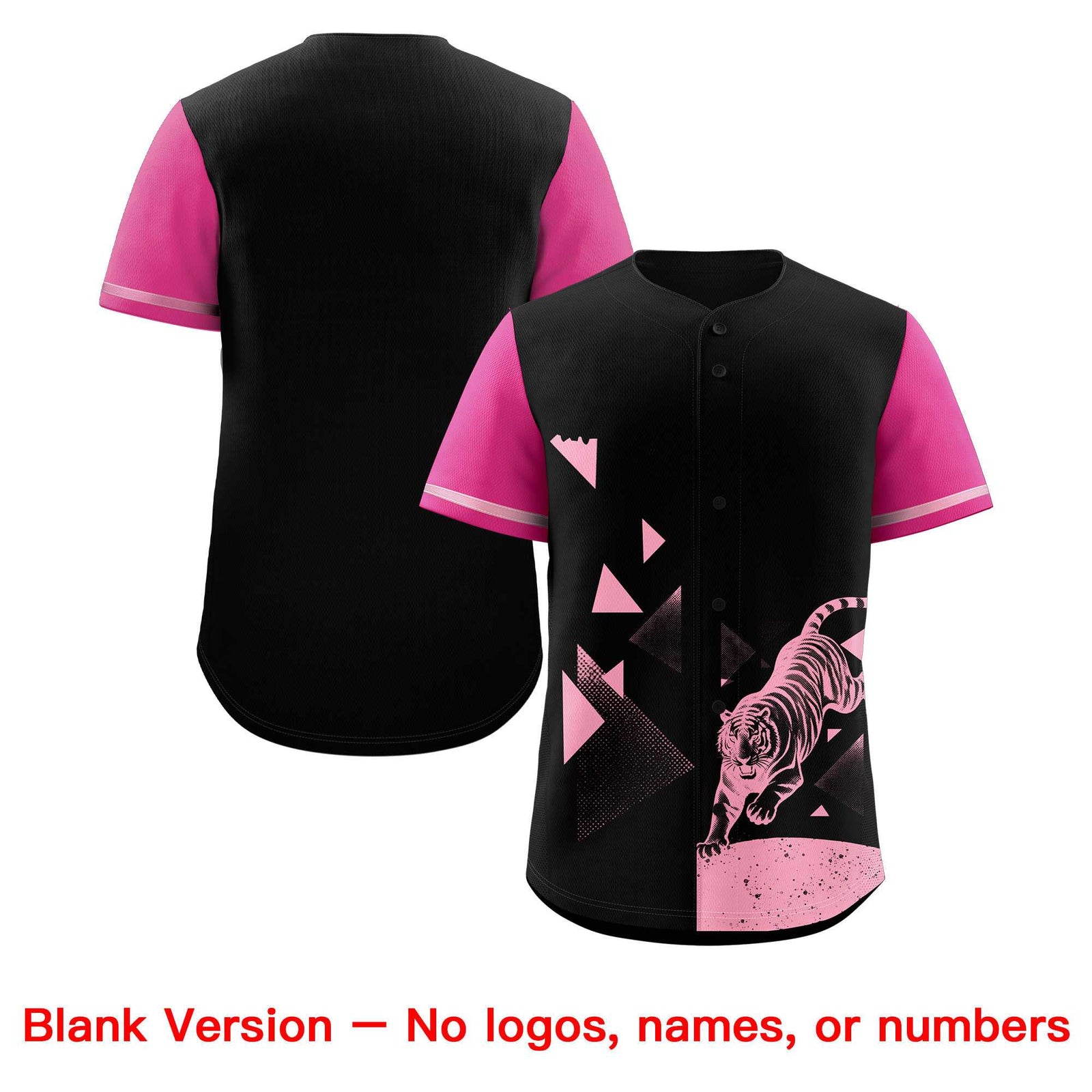 Custom Rose Red Black Raptor Series Raglan Sleeves Wrinkle-Resistant Baseball Jersey |KXKSHOP