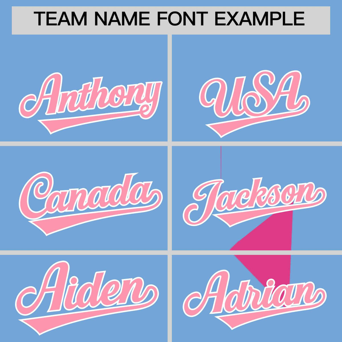 Custom Powder Blue Light Pink Raptor Series Raglan Sleeves Wrinkle-Resistant Baseball Jersey |KXKSHOP
