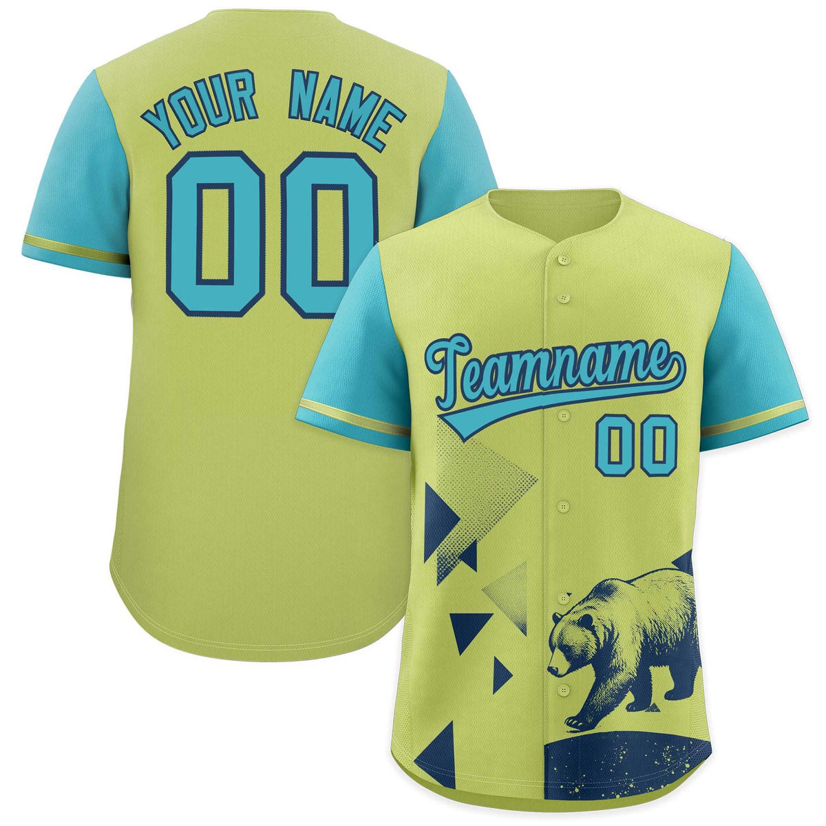 Custom Sky Blue Champagne Raptor Series Raglan Sleeves Drapable Baseball Jersey |KXKSHOP