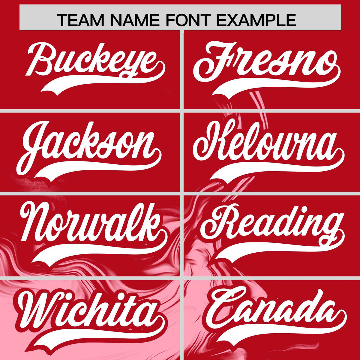Custom Red Light Pink Personalized Ink Pattern Authentic Baseball Jersey