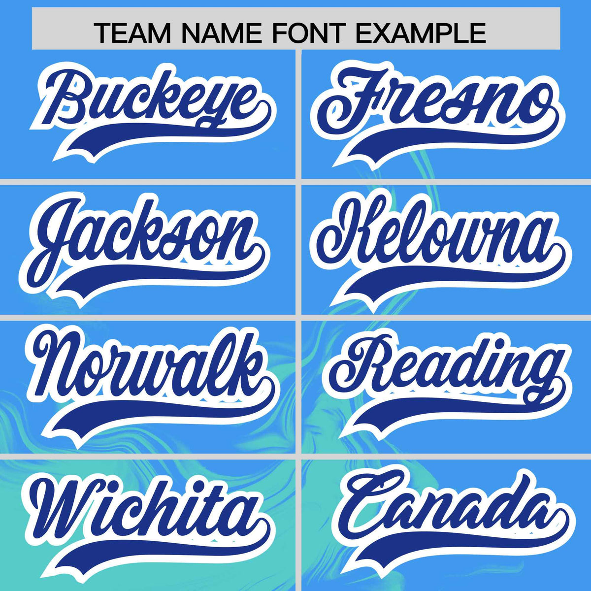 Custom Powder Blue Bright Green Personalized Ink Pattern Authentic Baseball Jersey