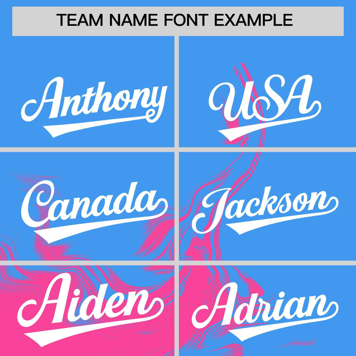 Custom Powder Blue Pink Personalized Ink Pattern Authentic Baseball Jersey