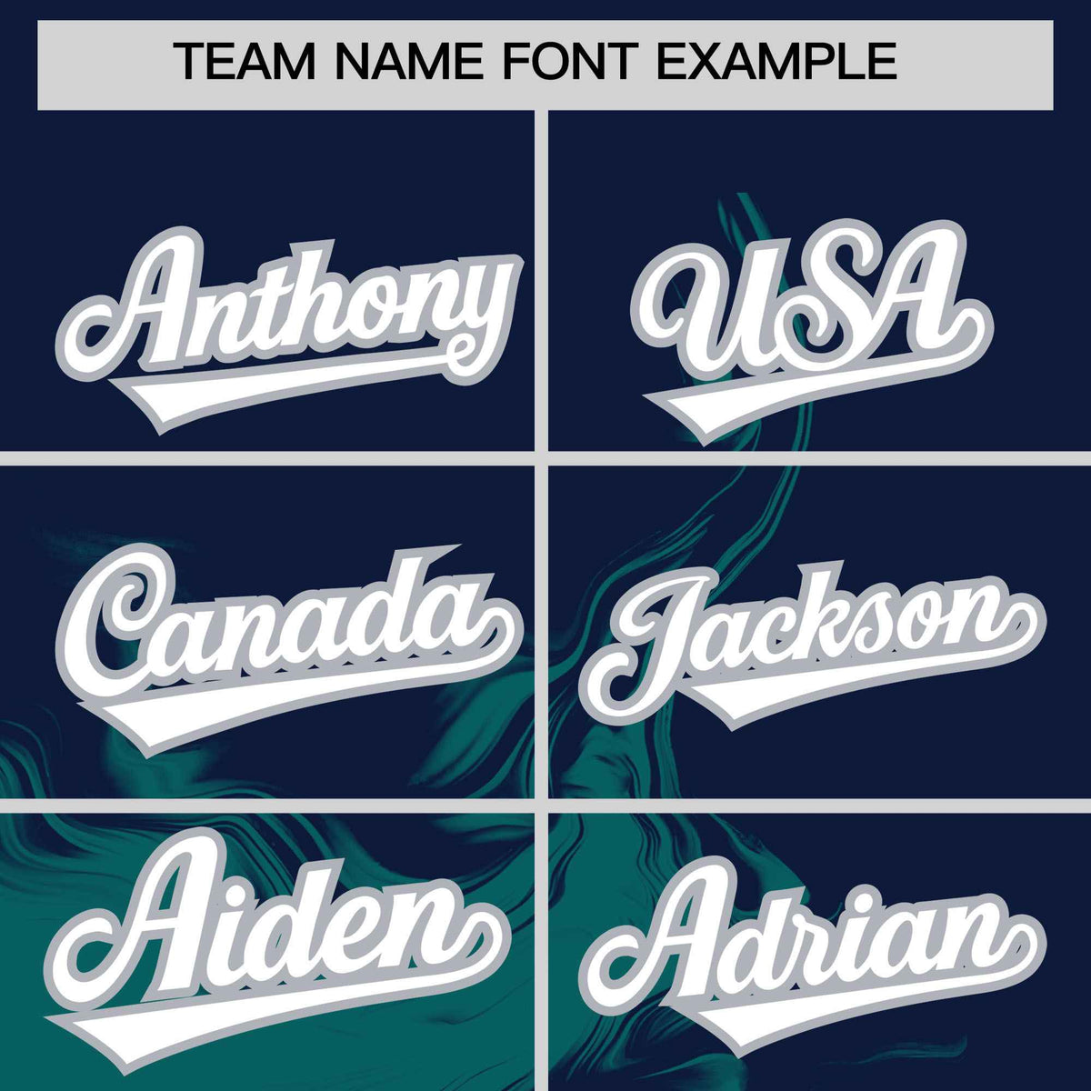 Custom Navy Aqua Personalized Ink Pattern Authentic Baseball Jersey