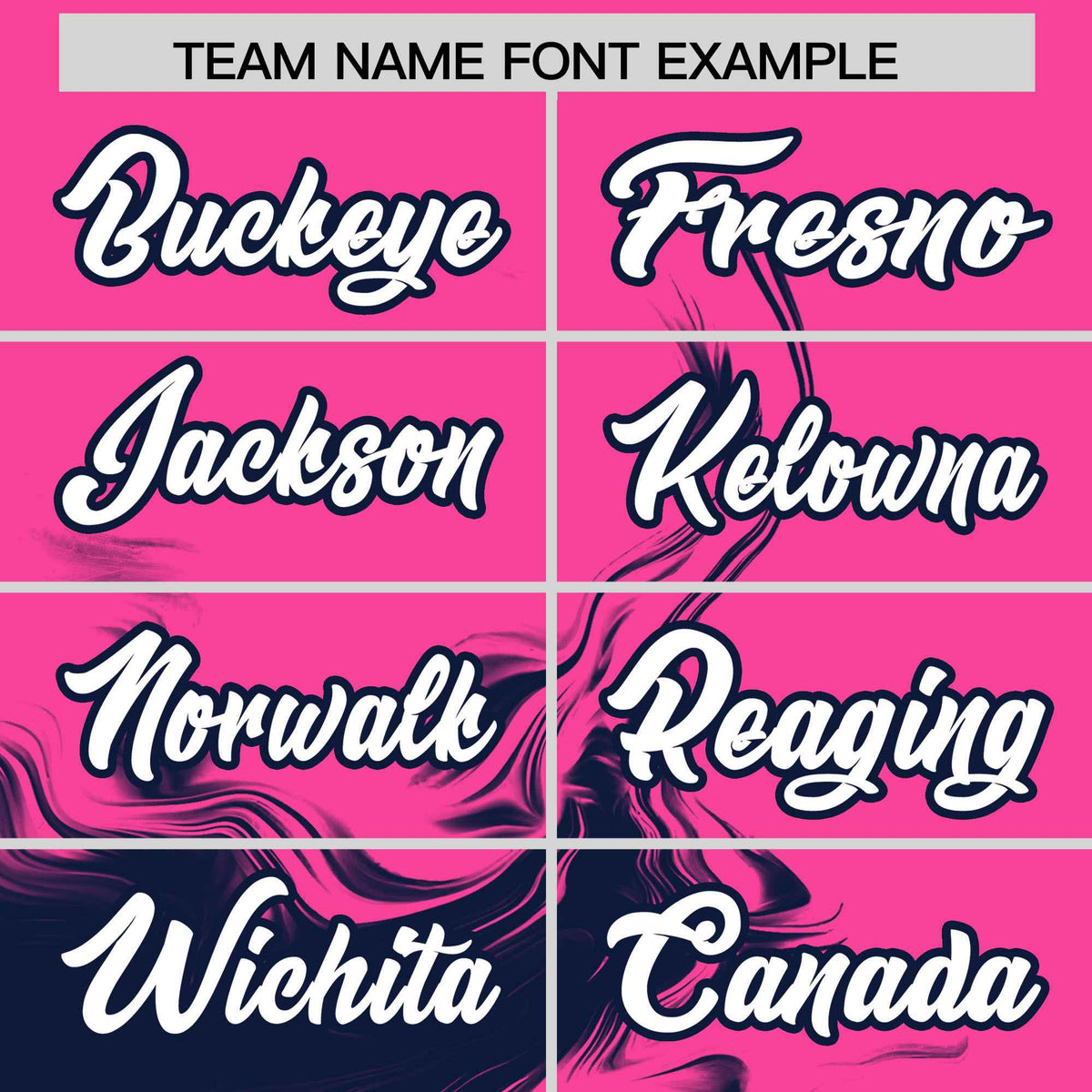 Custom Pink Navy Personalized Ink Pattern Authentic Baseball Jersey