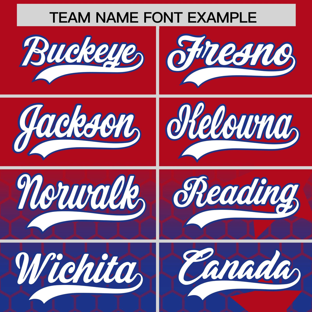 Custom Red Royal Blue White Rising Stars Series Gradient Fashion Baseball Jersey| KXKSHOP