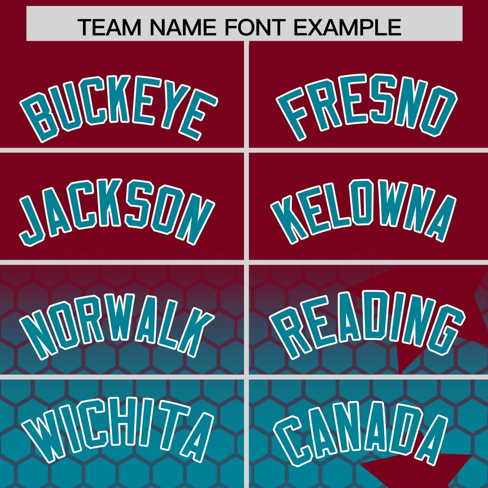 Custom Crimson Teal White Rising Stars Series Gradient Fashion Baseball Jersey| KXKSHOP
