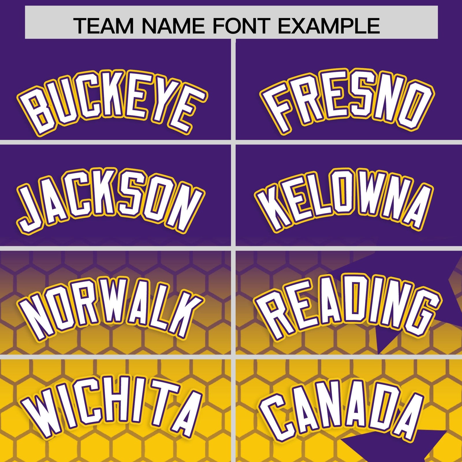 Custom Purple Gold White Rising Stars Series Gradient Fashion Baseball Jersey| KXKSHOP
