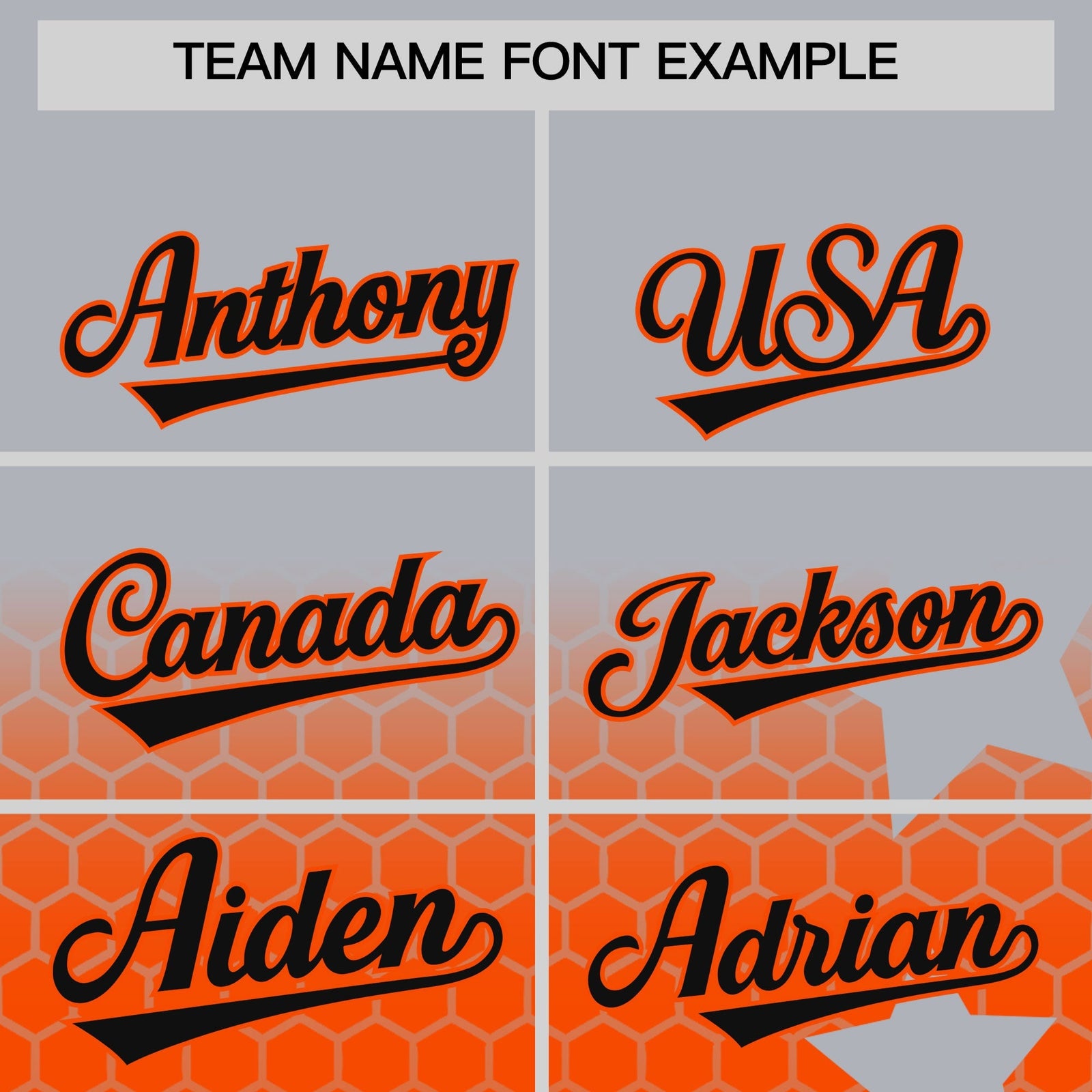 Custom Gray Orange Black Rising Stars Series Gradient Fashion Baseball Jersey| KXKSHOP