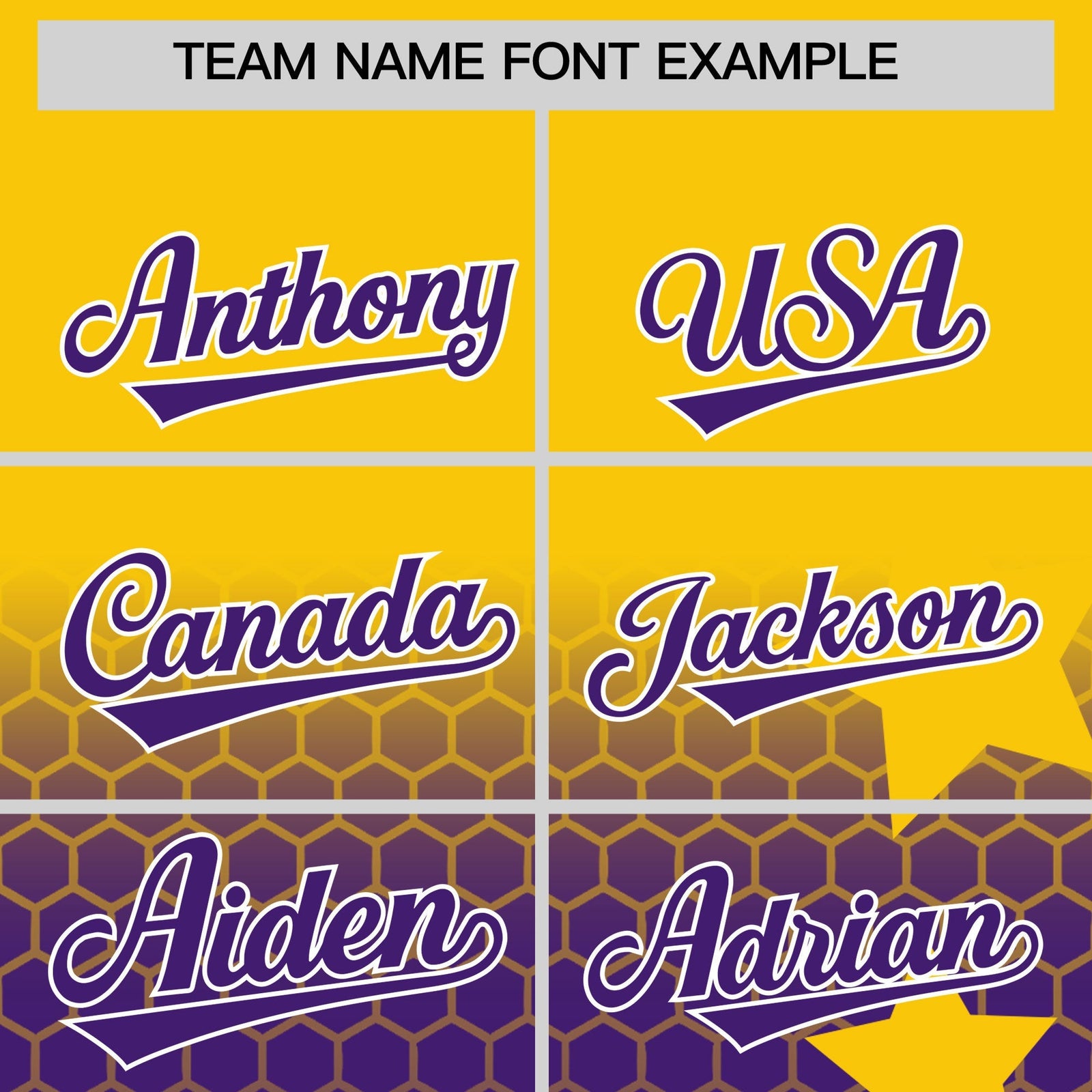 Custom Gold Purple White Rising Stars Series Gradient Fashion Baseball Jersey| KXKSHOP