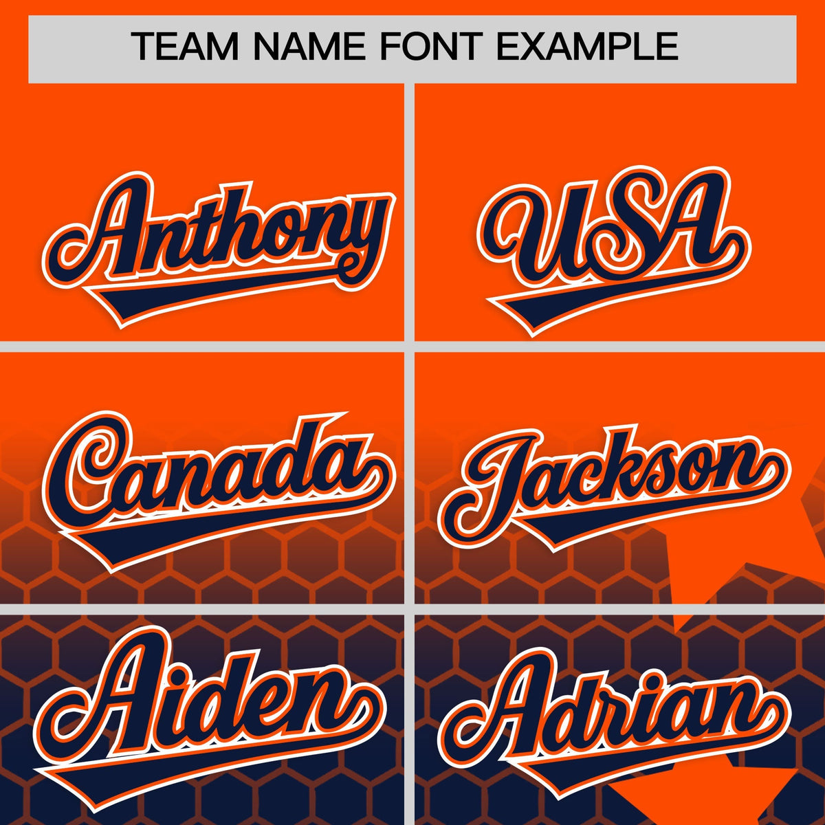 Custom Orange Navy White Rising Stars Series Gradient Fashion Baseball Jersey| KXKSHOP