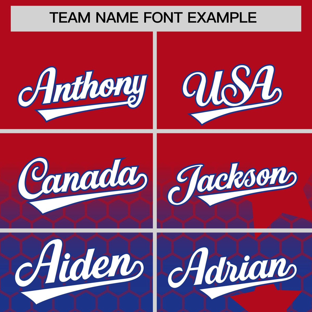 Custom Red Royal Blue White Rising Stars Series Gradient Fashion Baseball Jersey| KXKSHOP
