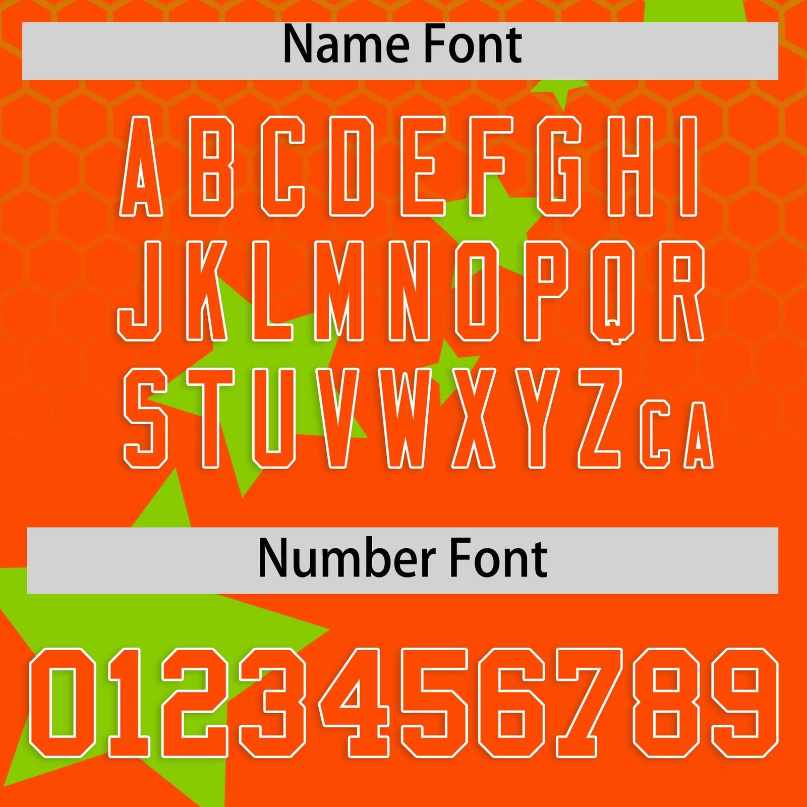 Custom Neon Green Orange White Rising Stars Series Gradient Fashion Baseball Jersey| KXKSHOP