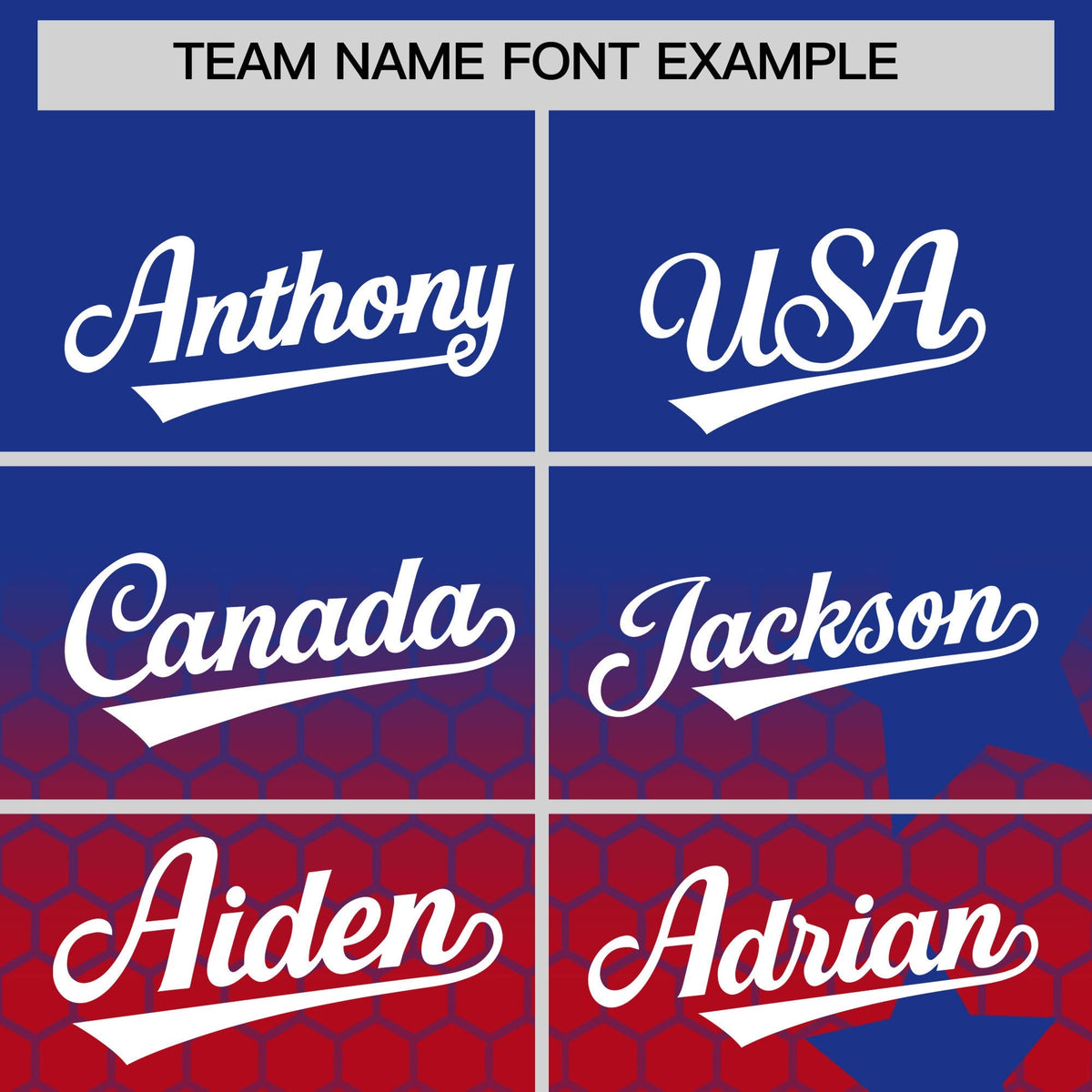 Custom Royal Blue Red White Rising Stars Series Gradient Fashion Baseball Jersey| KXKSHOP