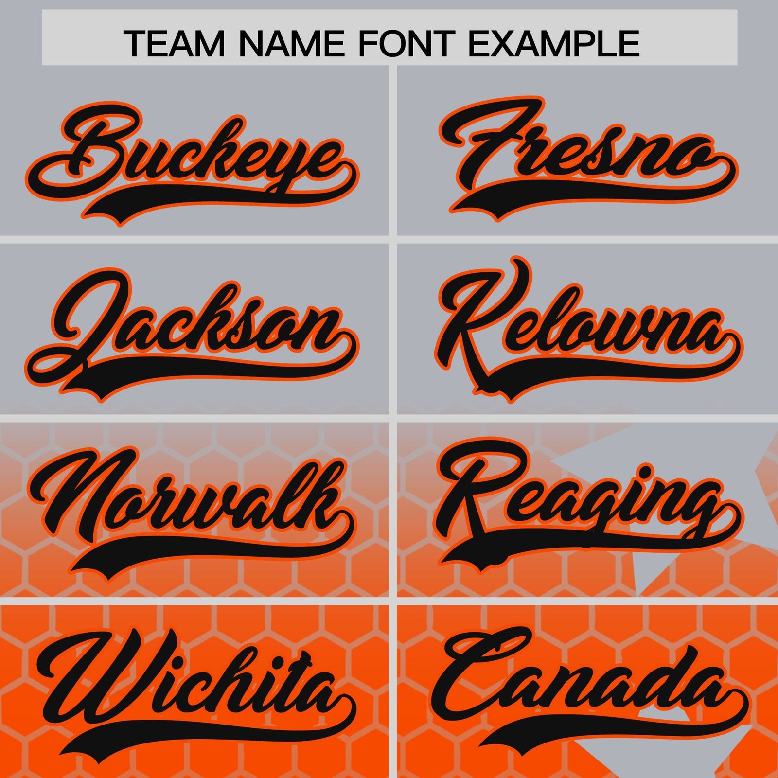 Custom Gray Orange Black Rising Stars Series Gradient Fashion Baseball Jersey| KXKSHOP