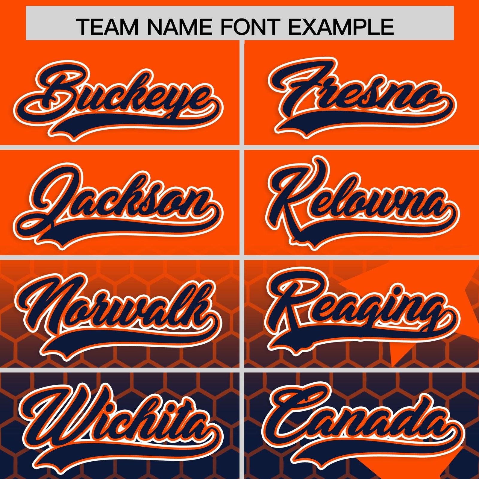 Custom Orange Navy White Rising Stars Series Gradient Fashion Baseball Jersey| KXKSHOP