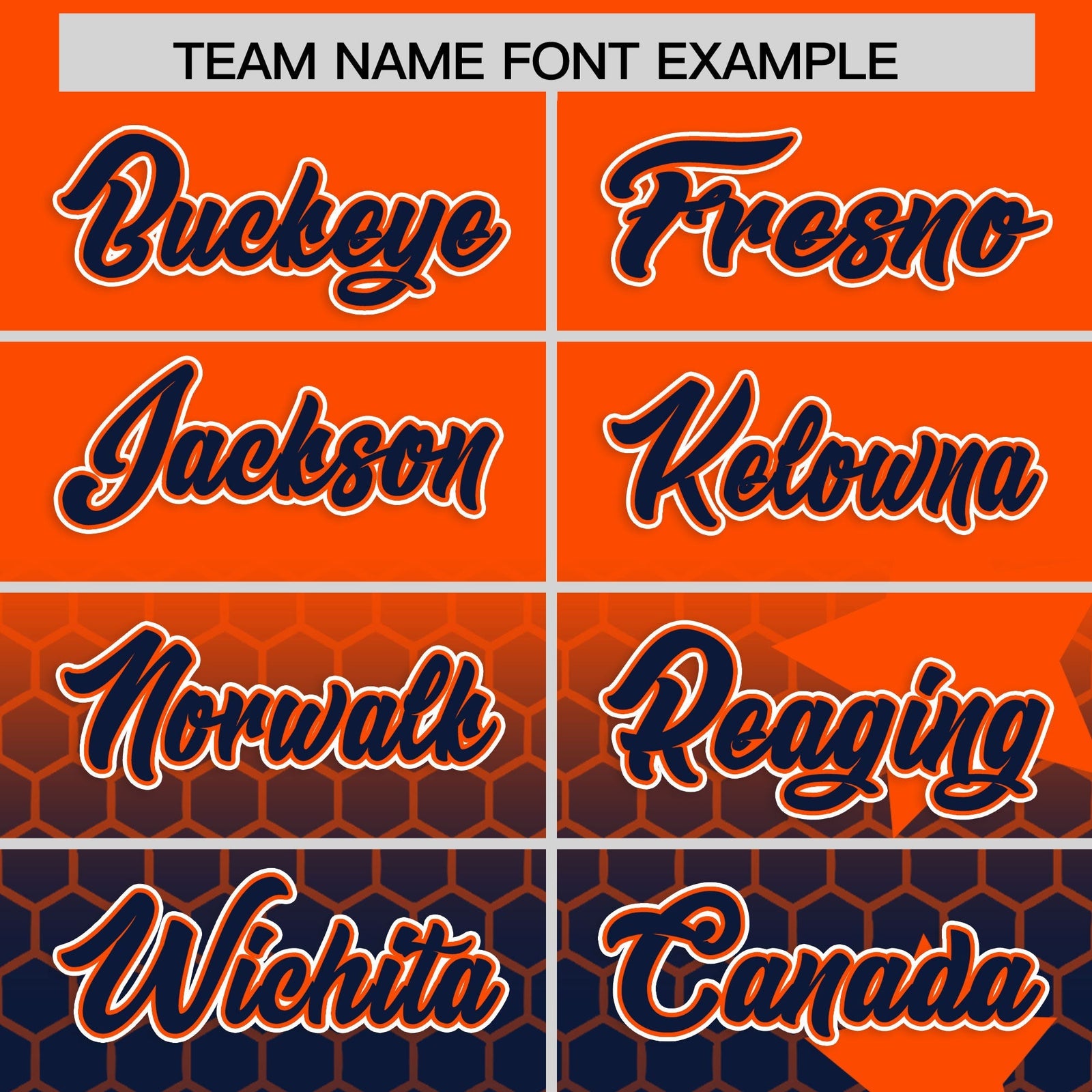 Custom Orange Navy White Rising Stars Series Gradient Fashion Baseball Jersey| KXKSHOP