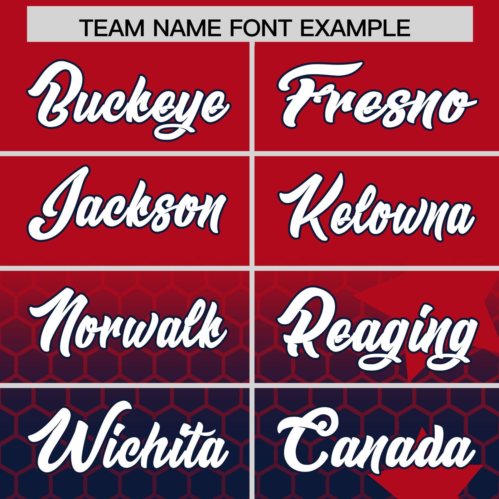 Custom Red Navy White Rising Stars Series Gradient Fashion Baseball Jersey| KXKSHOP