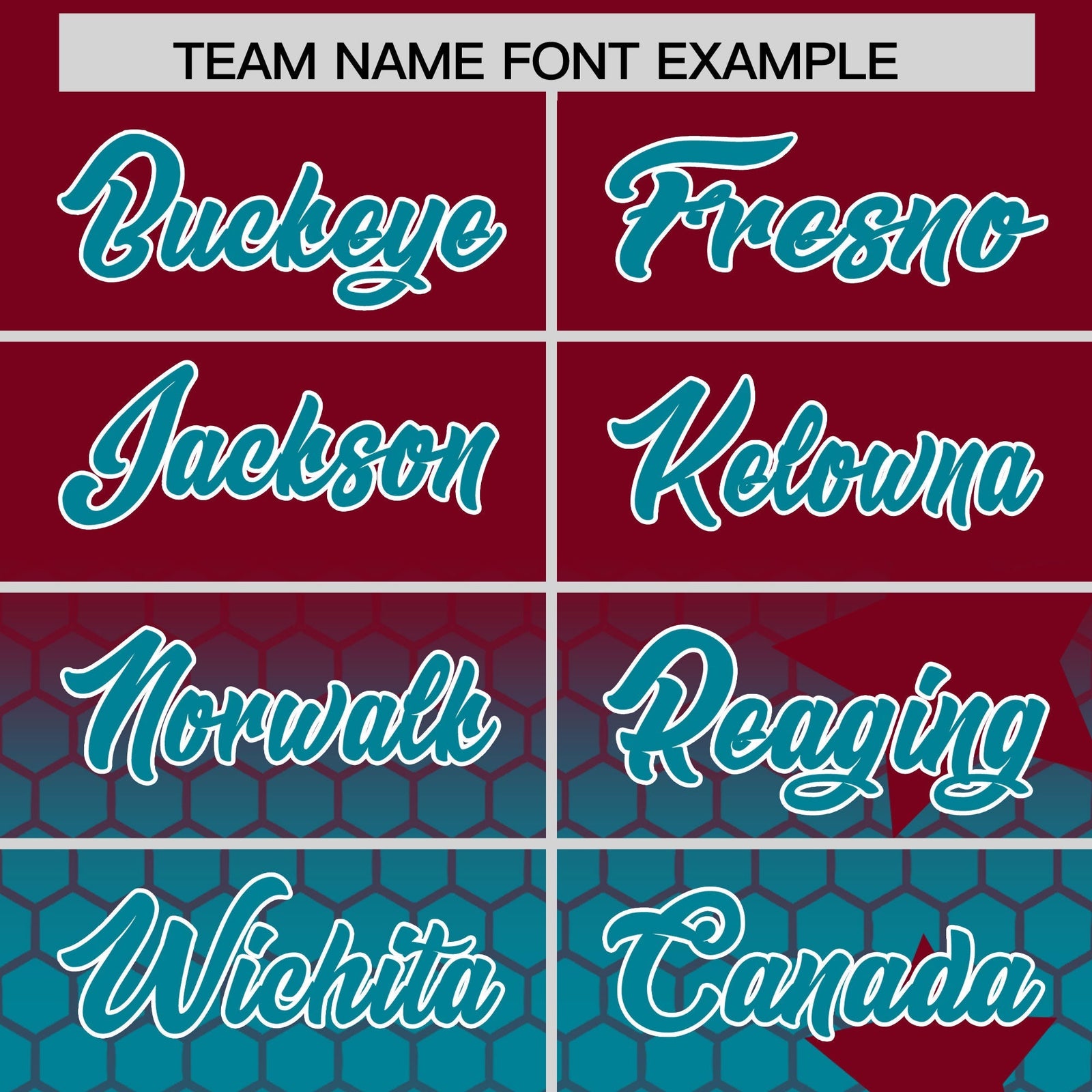 Custom Crimson Teal White Rising Stars Series Gradient Fashion Baseball Jersey| KXKSHOP