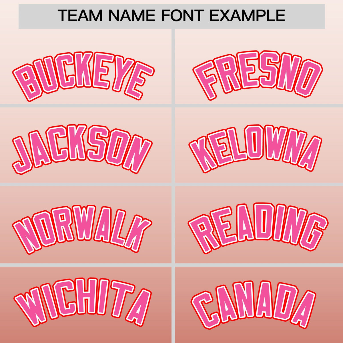 Custom pink Red Gradient Fashion Elastic Baseball Jersey| KXKSHOP