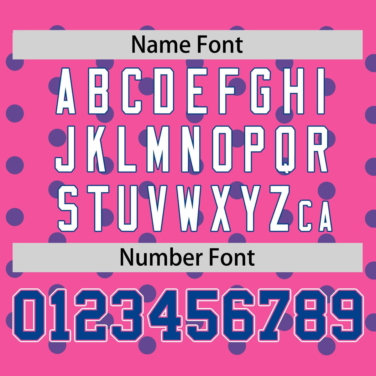 Custom Pink Royal Personalized Polka Dot Graffiti Pattern Authentic Baseball Jersey