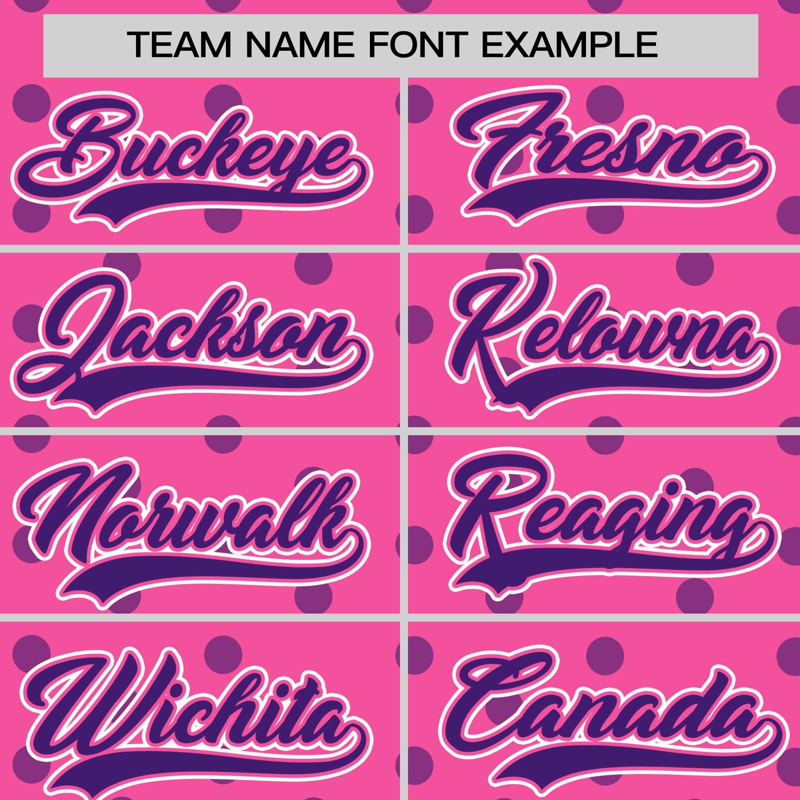 Custom Pink Purple Personalized Polka Dot Graffiti Pattern Authentic Baseball Jersey
