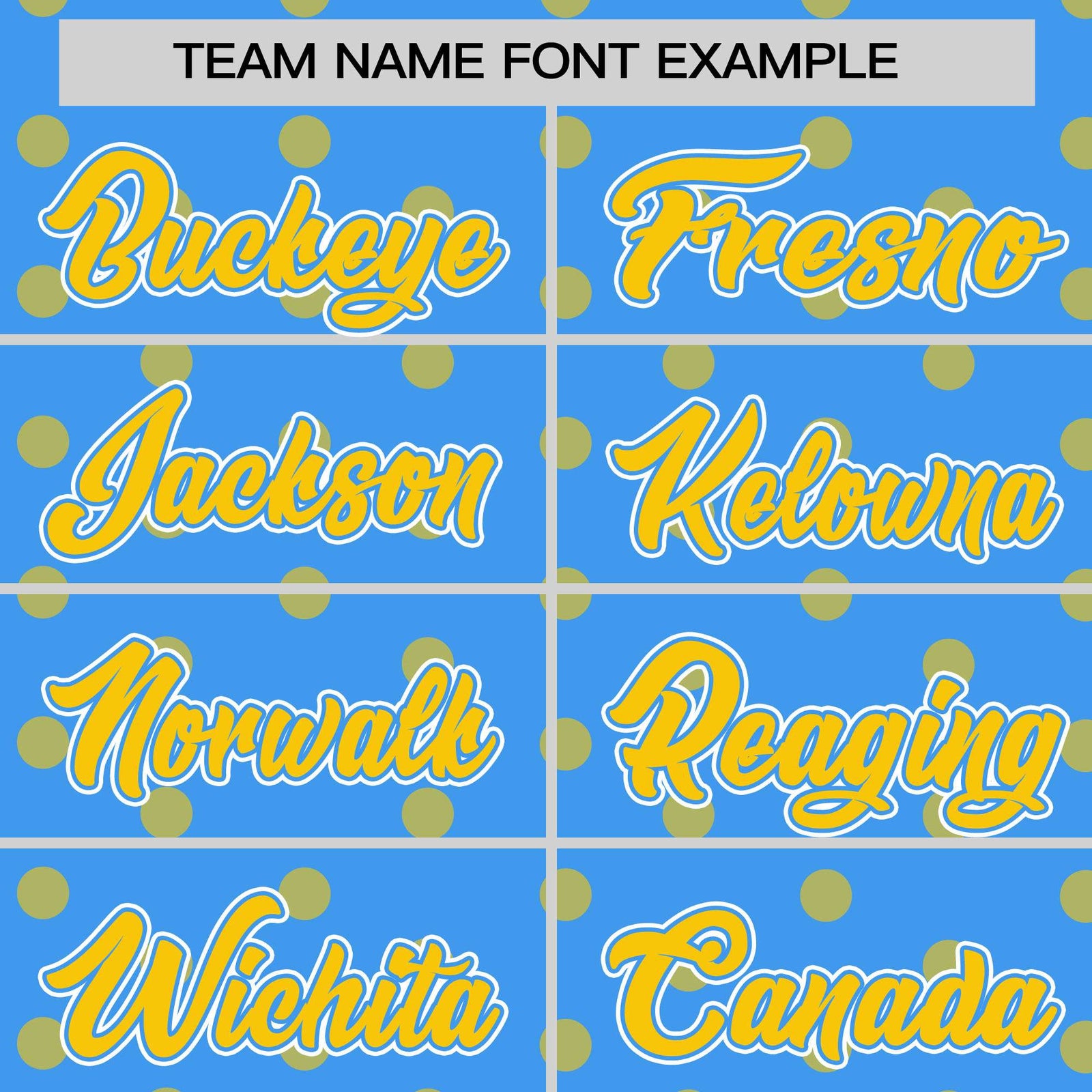 Custom Powder Blue Gold Personalized Polka Dot Graffiti Pattern Authentic Baseball Jersey