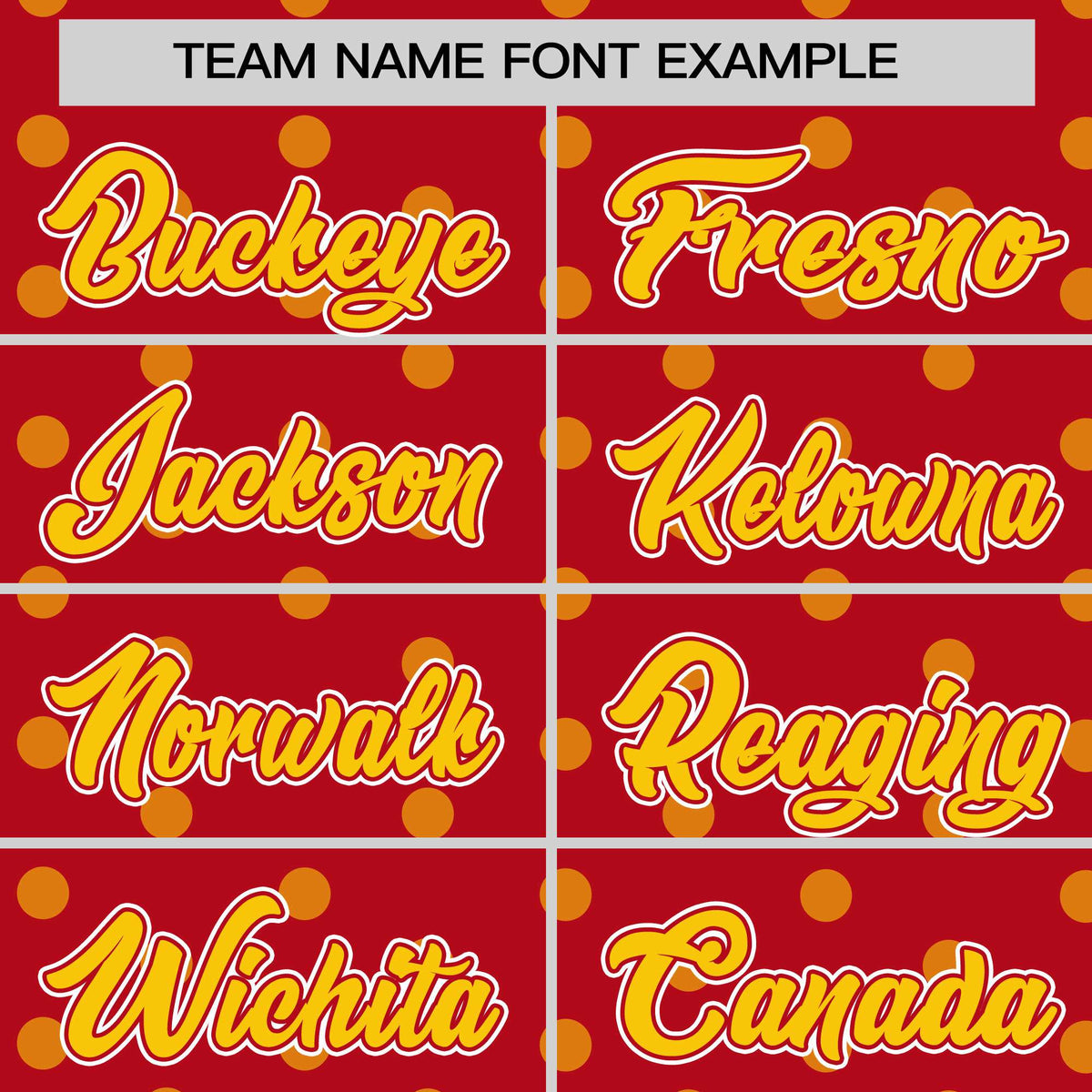 Custom Red Gold Personalized Polka Dot Graffiti Pattern Authentic Baseball Jersey