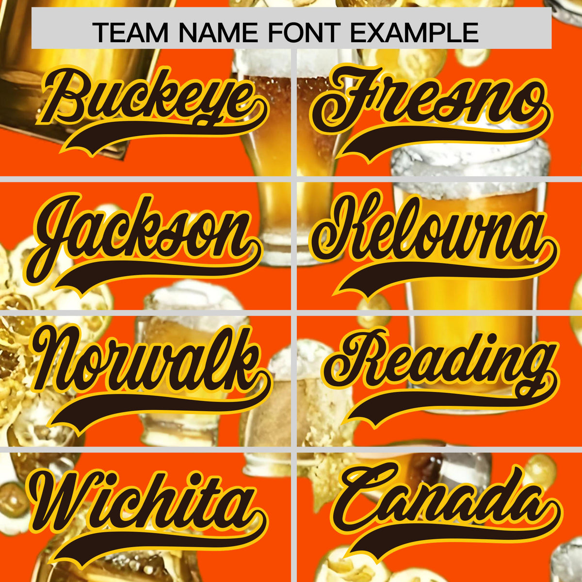 Custom Orange Personalized Team Shirts for Parties &amp; Training | KXKSHOP