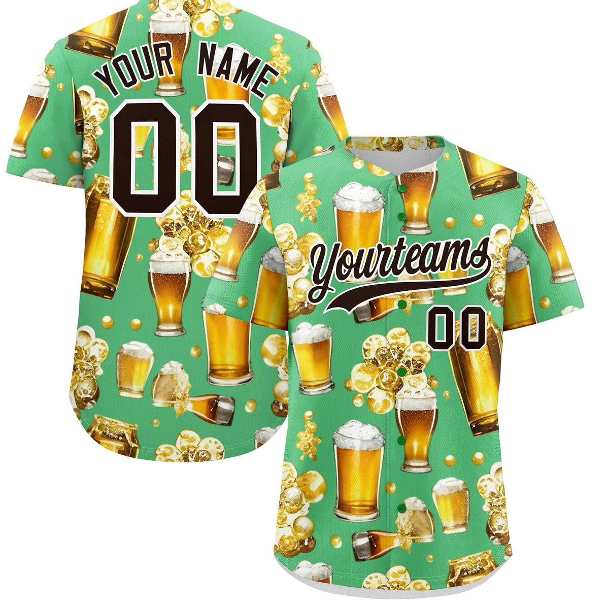 Custom Neon Green Personalized Team Shirts for Parties &amp; Training | KXKSHOP