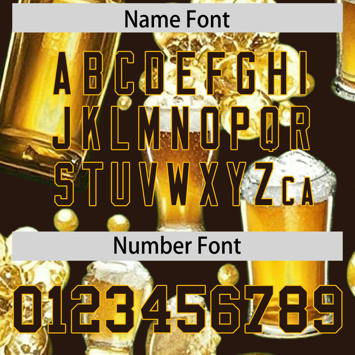 Custom Brown Personalized Team Shirts for Parties &amp; Training | KXKSHOP