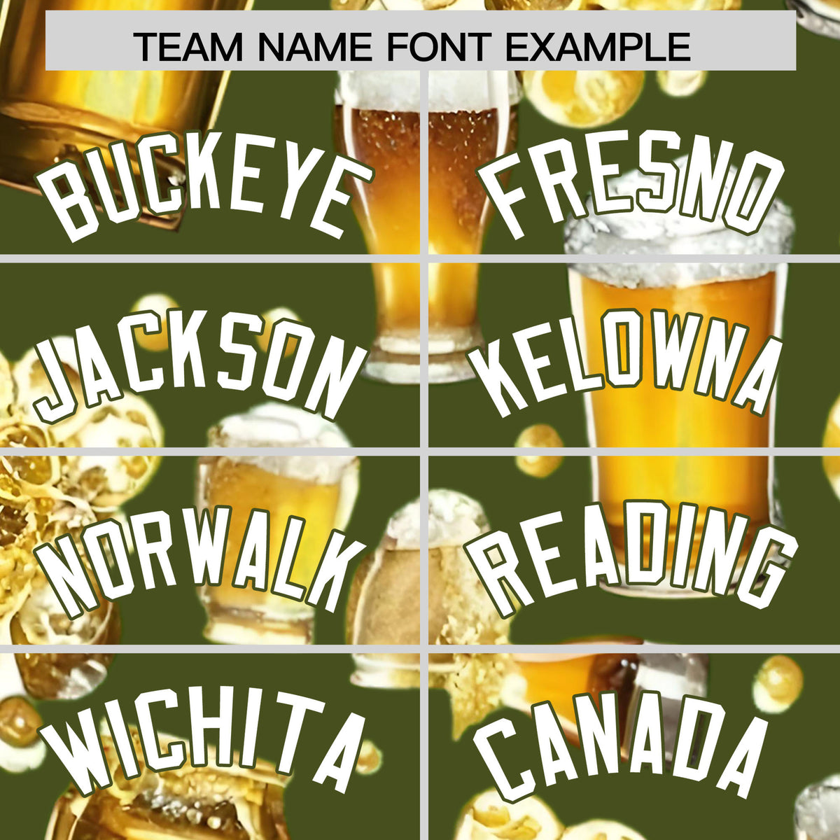 Custom Olive Personalized Team Shirts for Parties &amp; Training | KXKSHOP