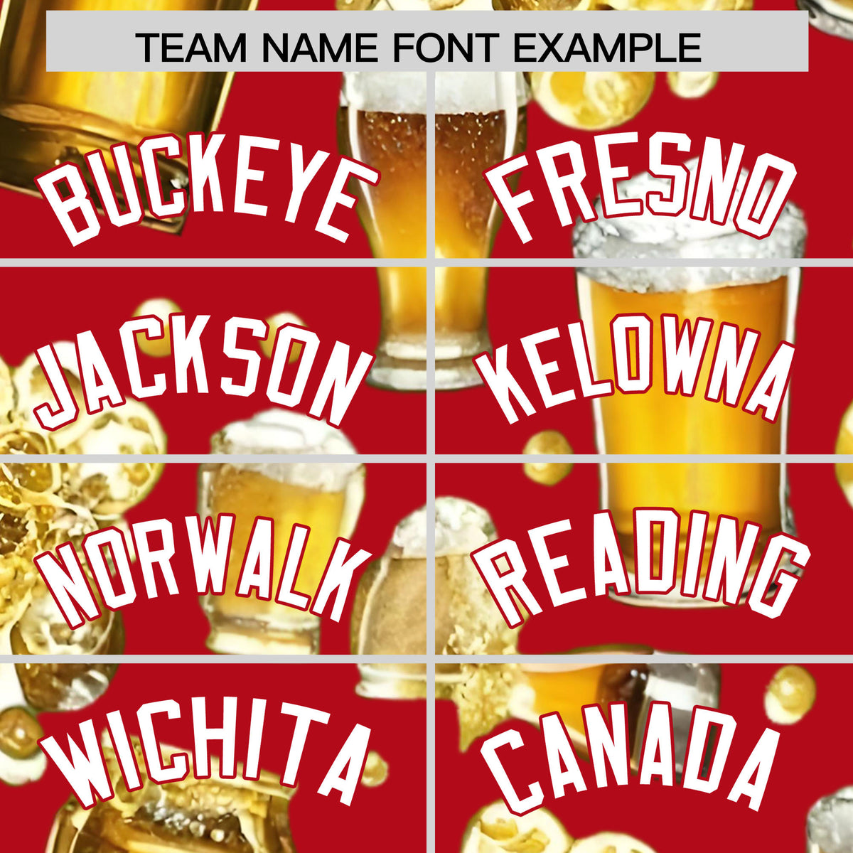 Custom Red Personalized Team Shirts for Parties &amp; Training | KXKSHOP