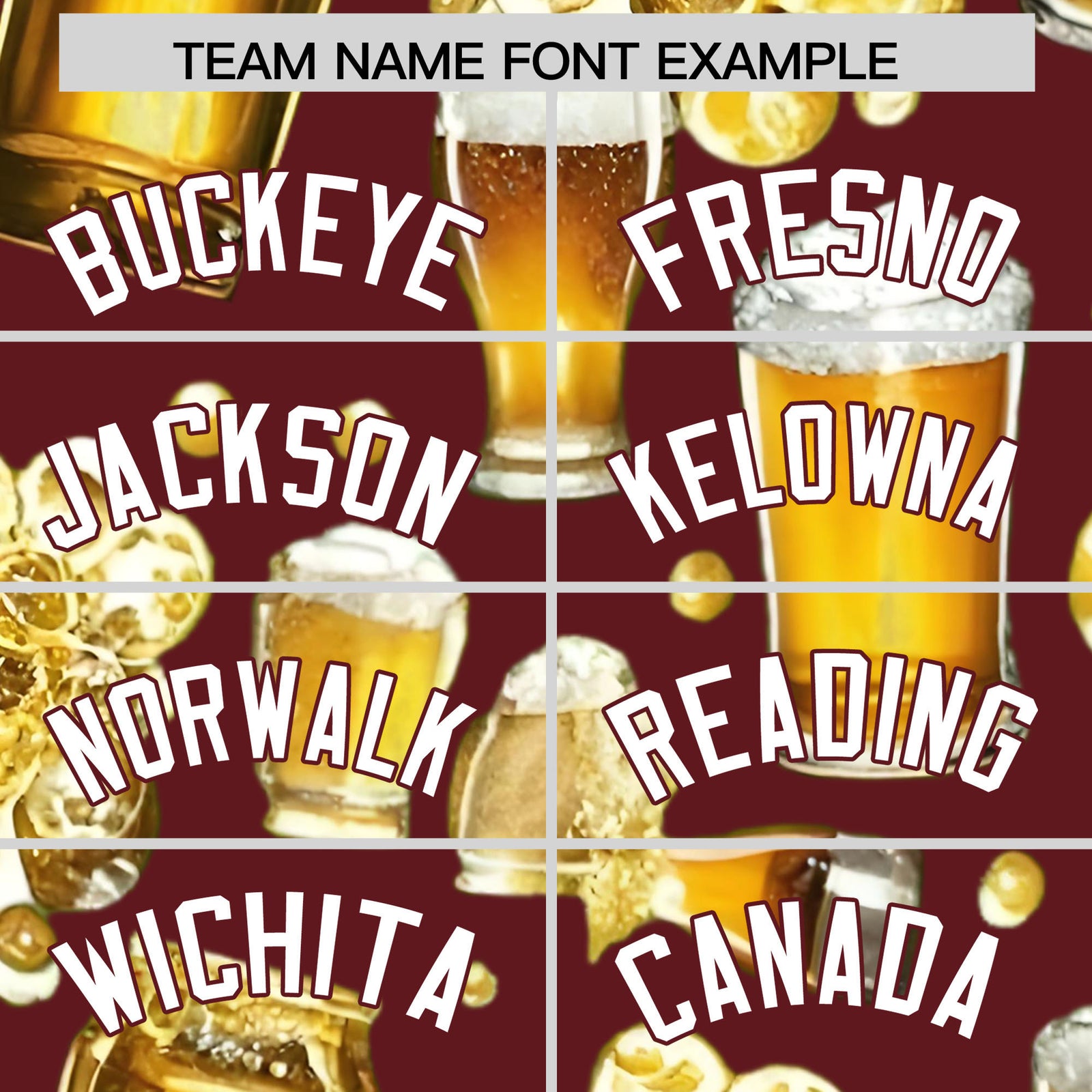 Custom Burgundy Personalized Team Shirts for Parties & Training | KXKSHOP