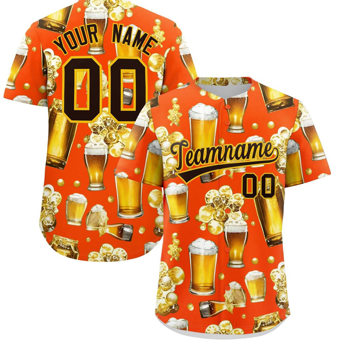 Custom Orange Personalized Team Shirts for Parties &amp; Training | KXKSHOP