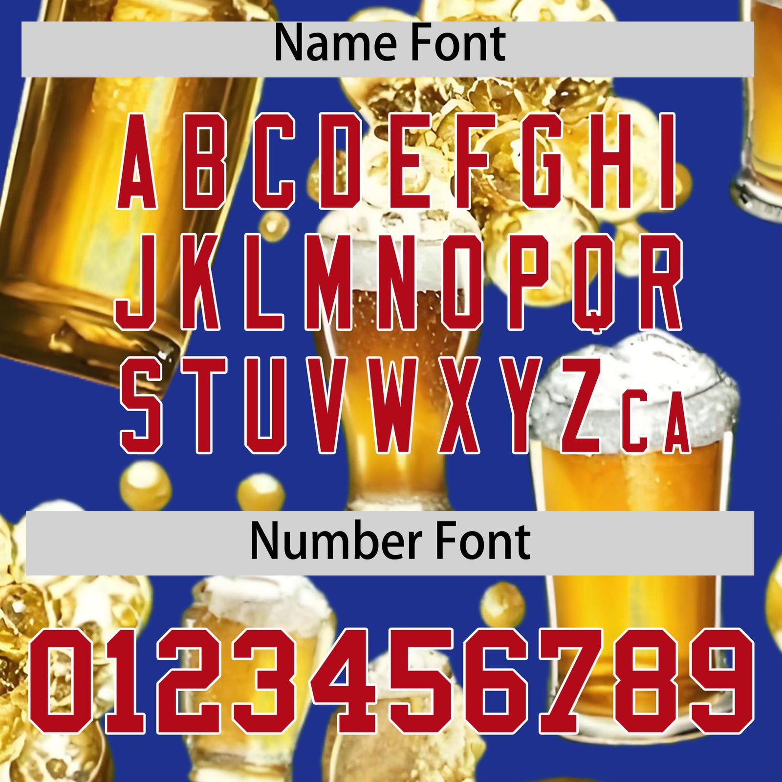 Custom Royal Blue Personalized Team Shirts for Parties & Training | KXKSHOP