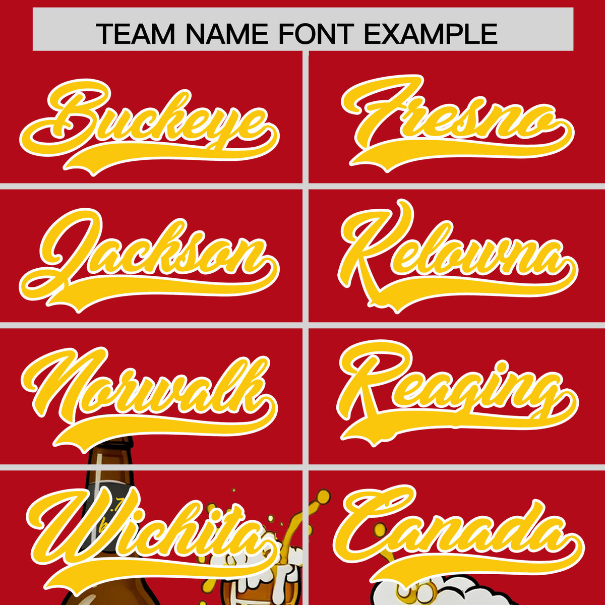 Custom Red Personalized Team Shirts for Parties &amp; Training | KXKSHOP