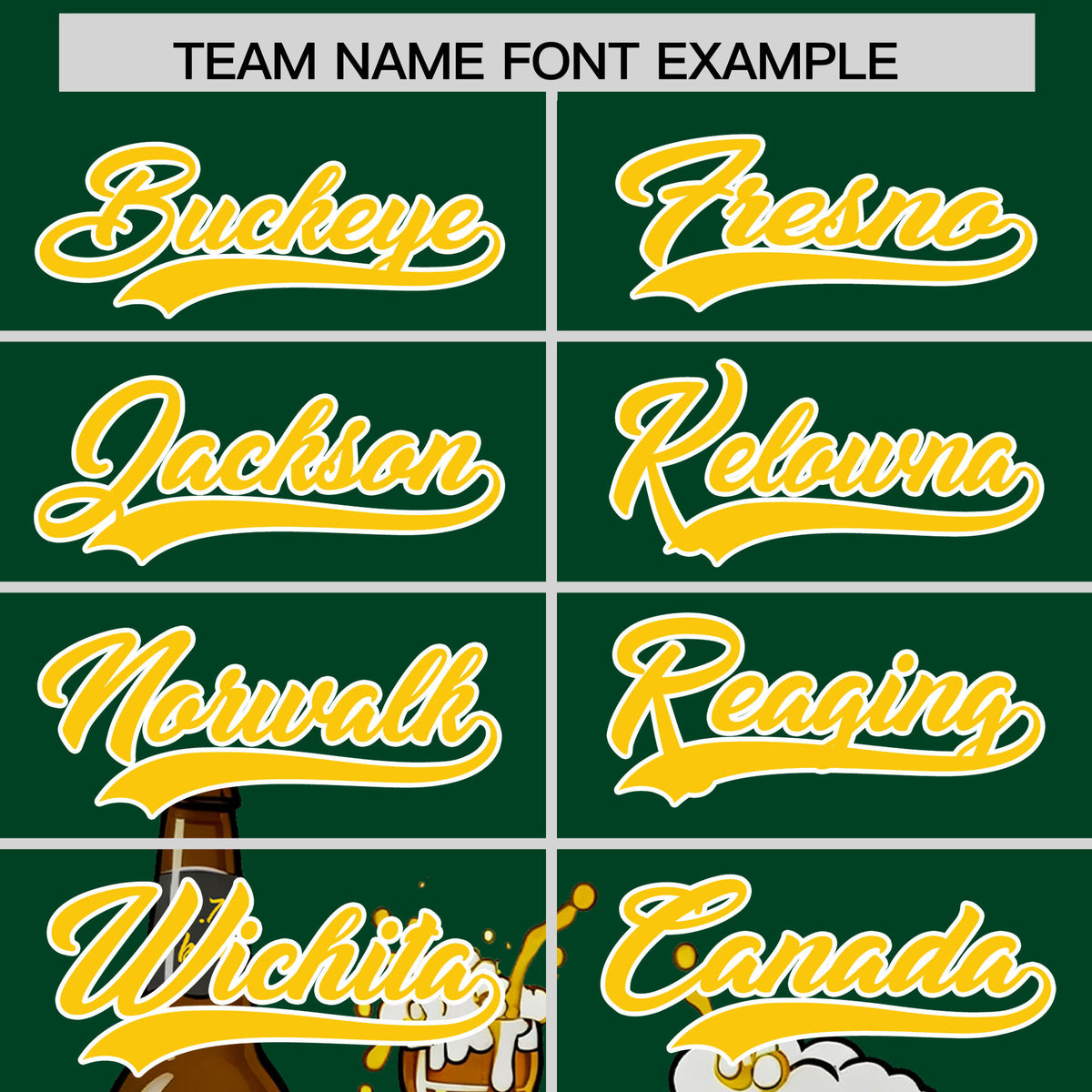 Custom Green Personalized Team Shirts for Parties &amp; Training | KXKSHOP