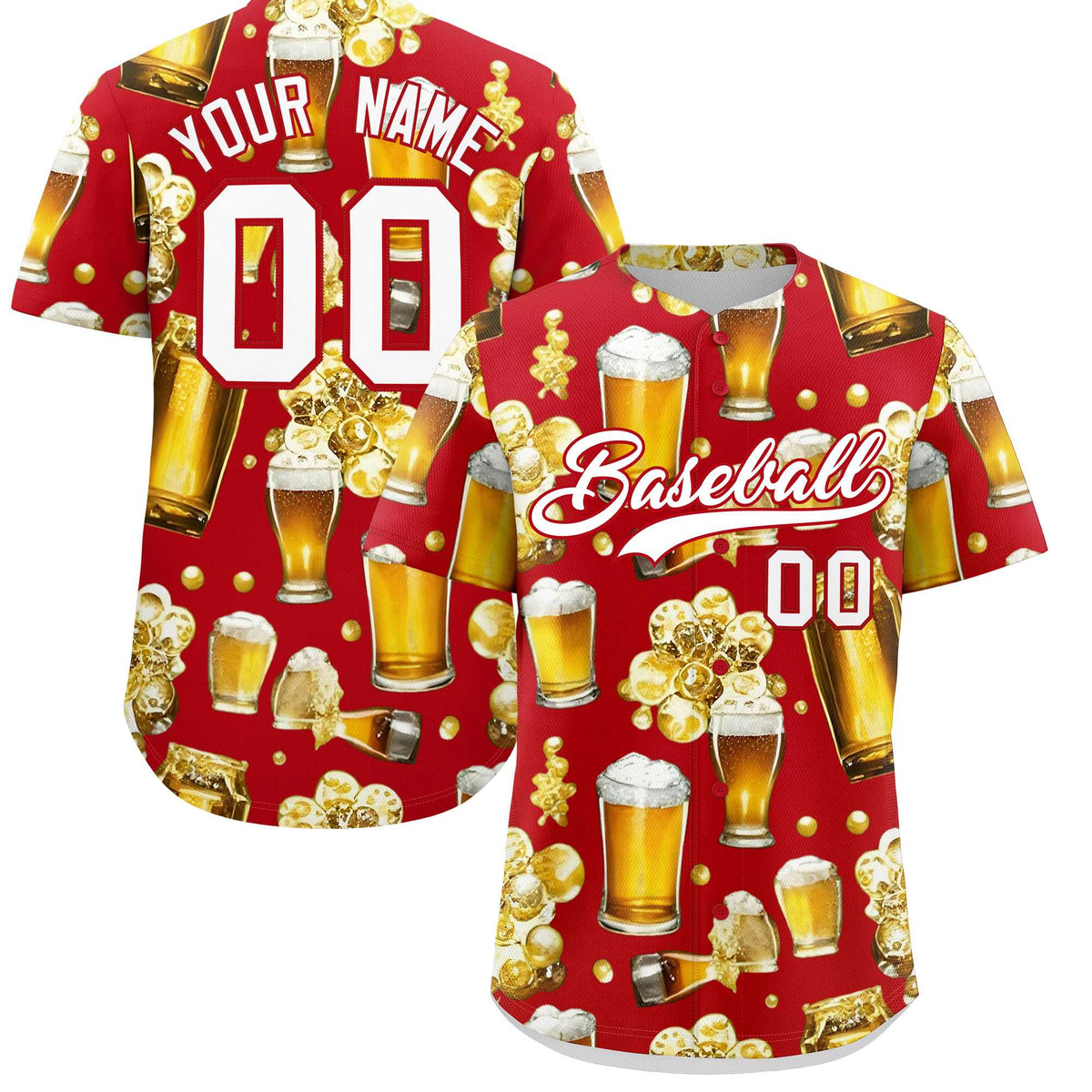Custom Red Personalized Team Shirts for Parties &amp; Training | KXKSHOP