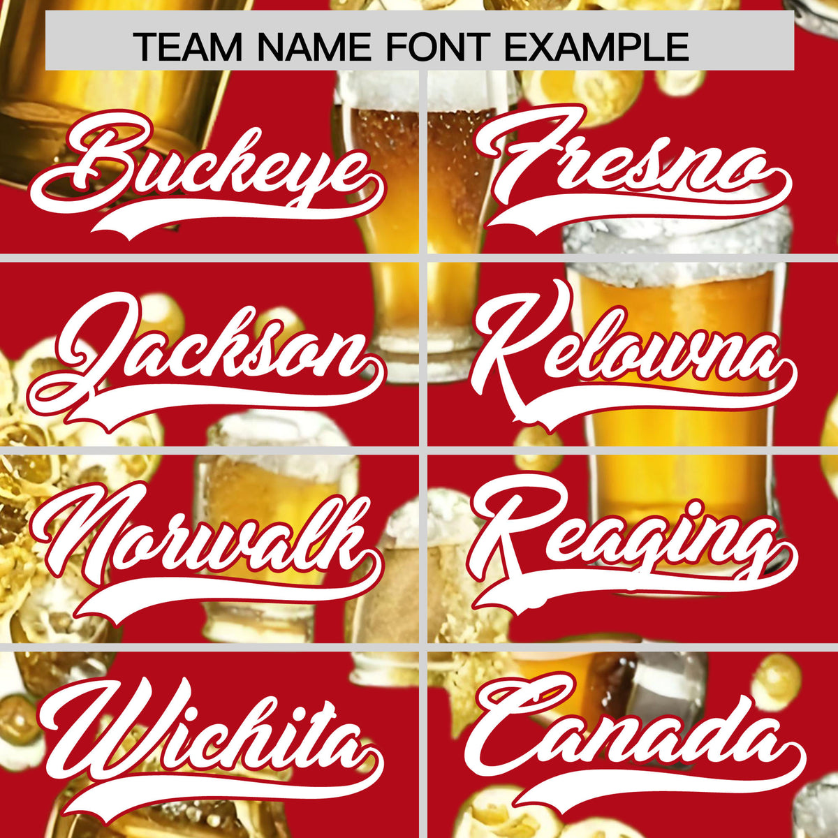 Custom Red Personalized Team Shirts for Parties &amp; Training | KXKSHOP