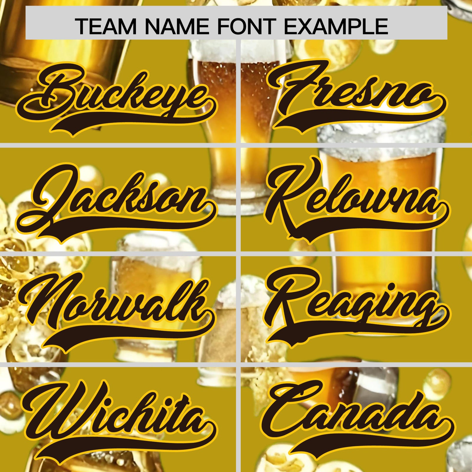 Custom Old Gold Personalized Team Shirts for Parties & Training | KXKSHOP