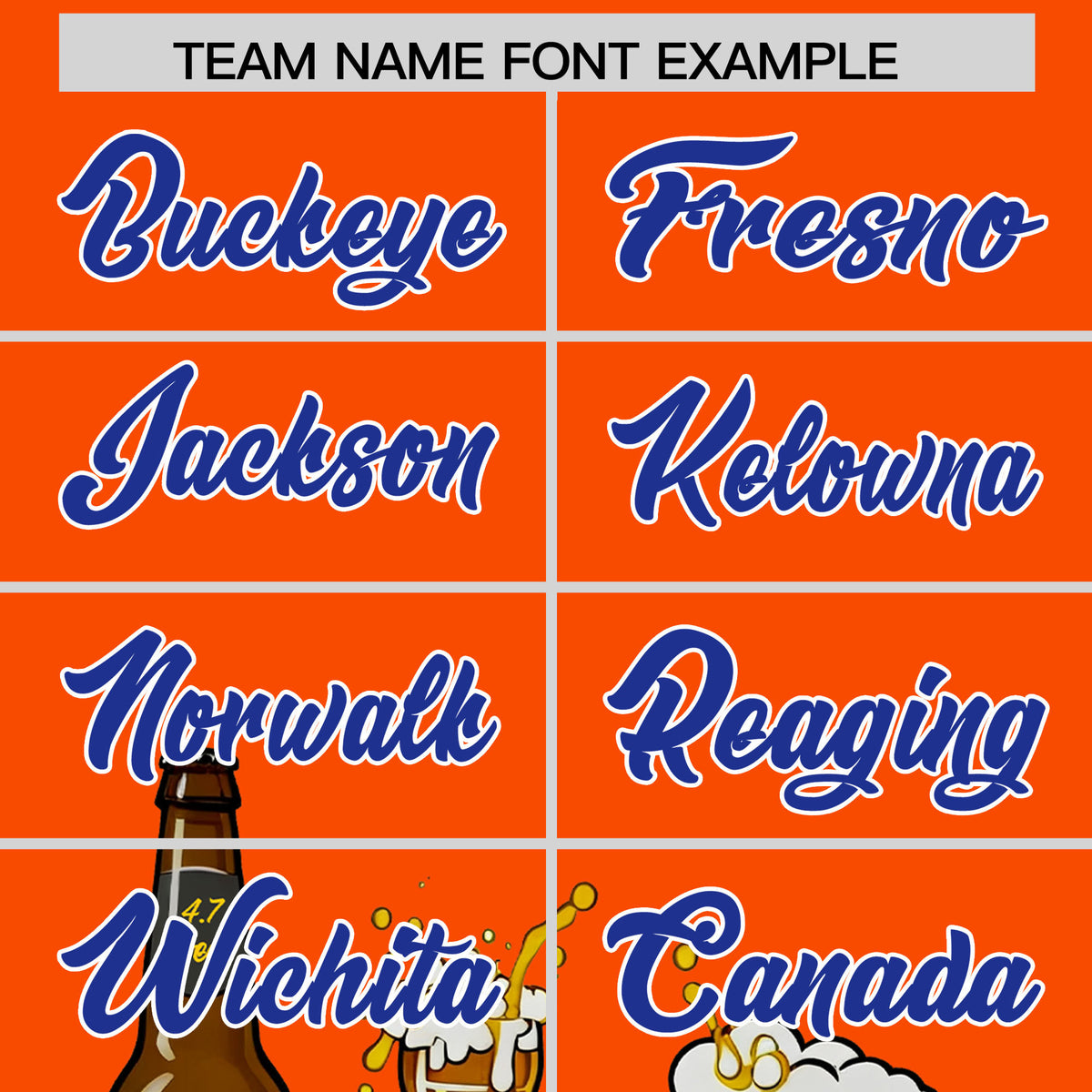 Custom Orange Personalized Team Shirts for Parties &amp; Training | KXKSHOP