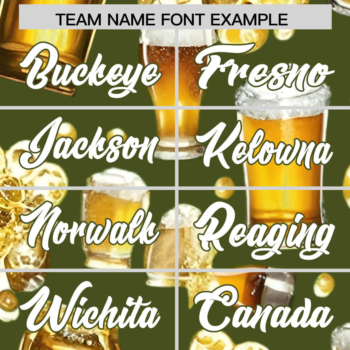 Custom Olive Personalized Team Shirts for Parties &amp; Training | KXKSHOP