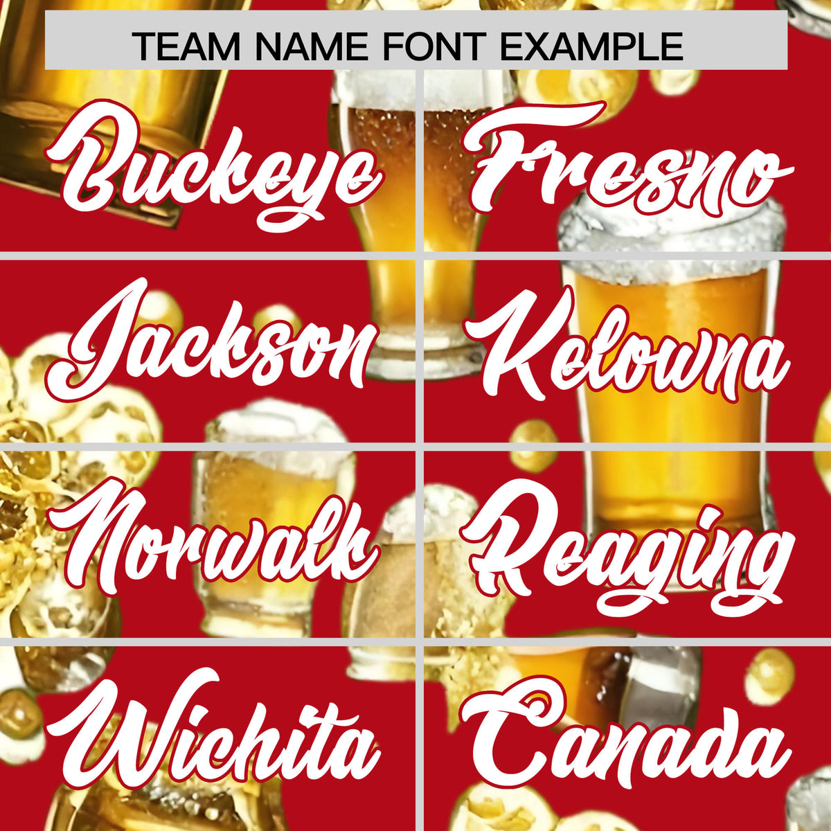Custom Red Personalized Team Shirts for Parties &amp; Training | KXKSHOP