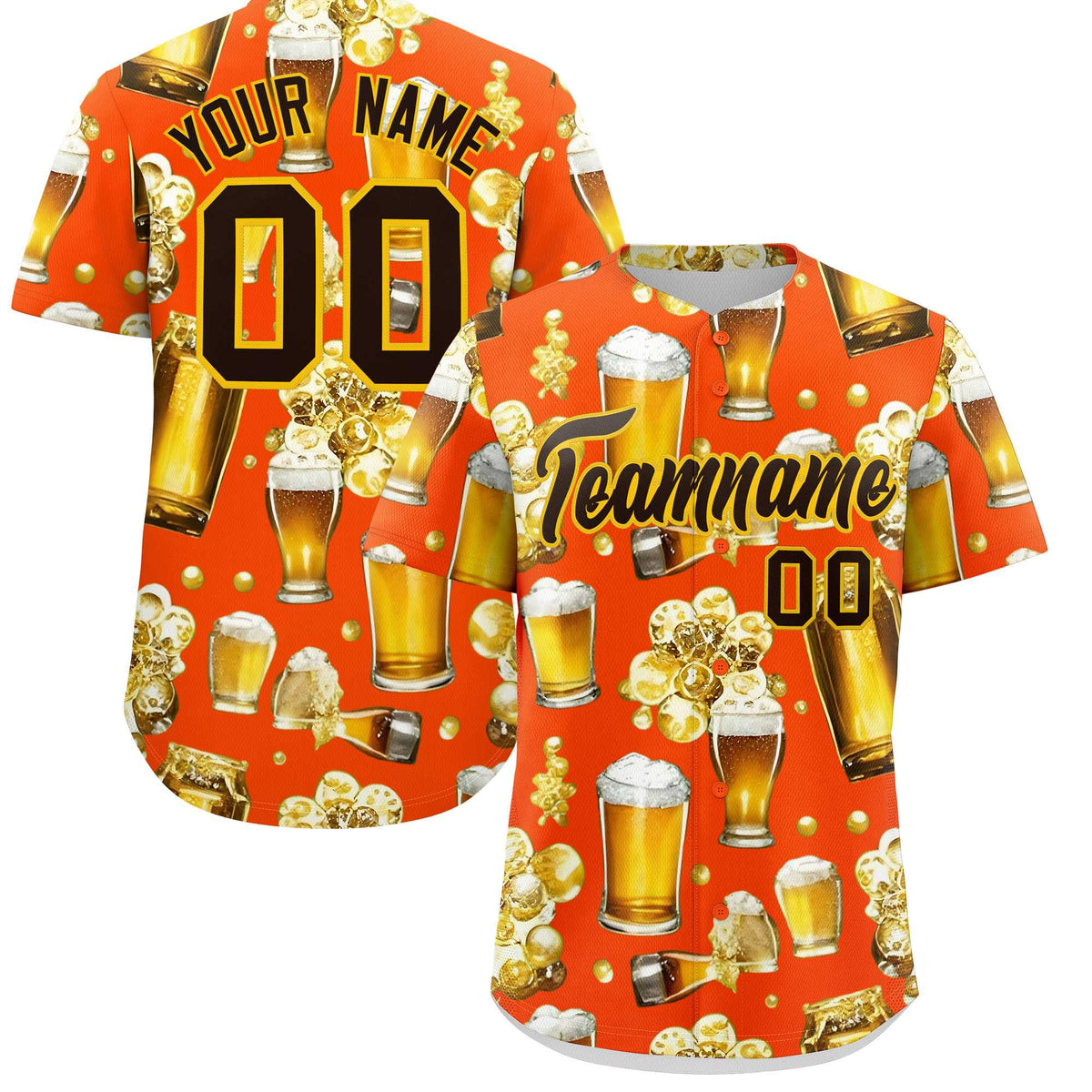 Custom Orange Personalized Team Shirts for Parties &amp; Training | KXKSHOP