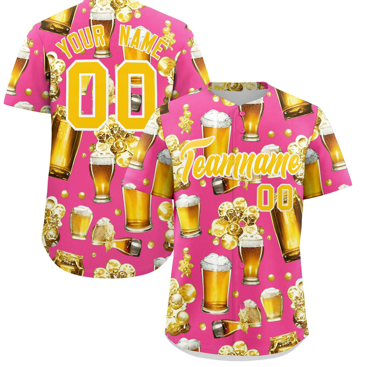 Custom Pink Personalized Team Shirts for Parties & Training | KXKSHOP
