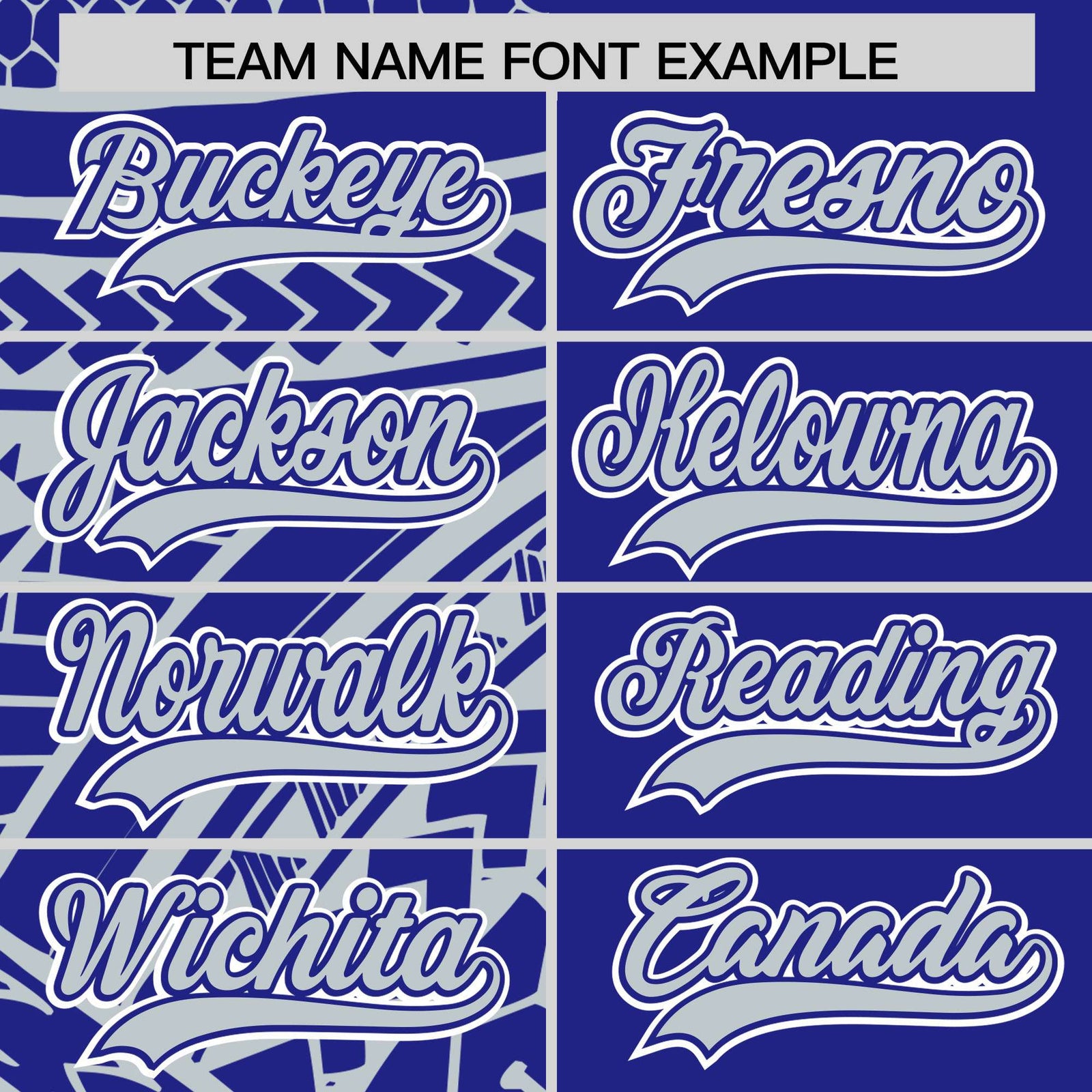 Custom Royal Silver Split Fashion Tribal Pattern Authentic Baseball Jersey