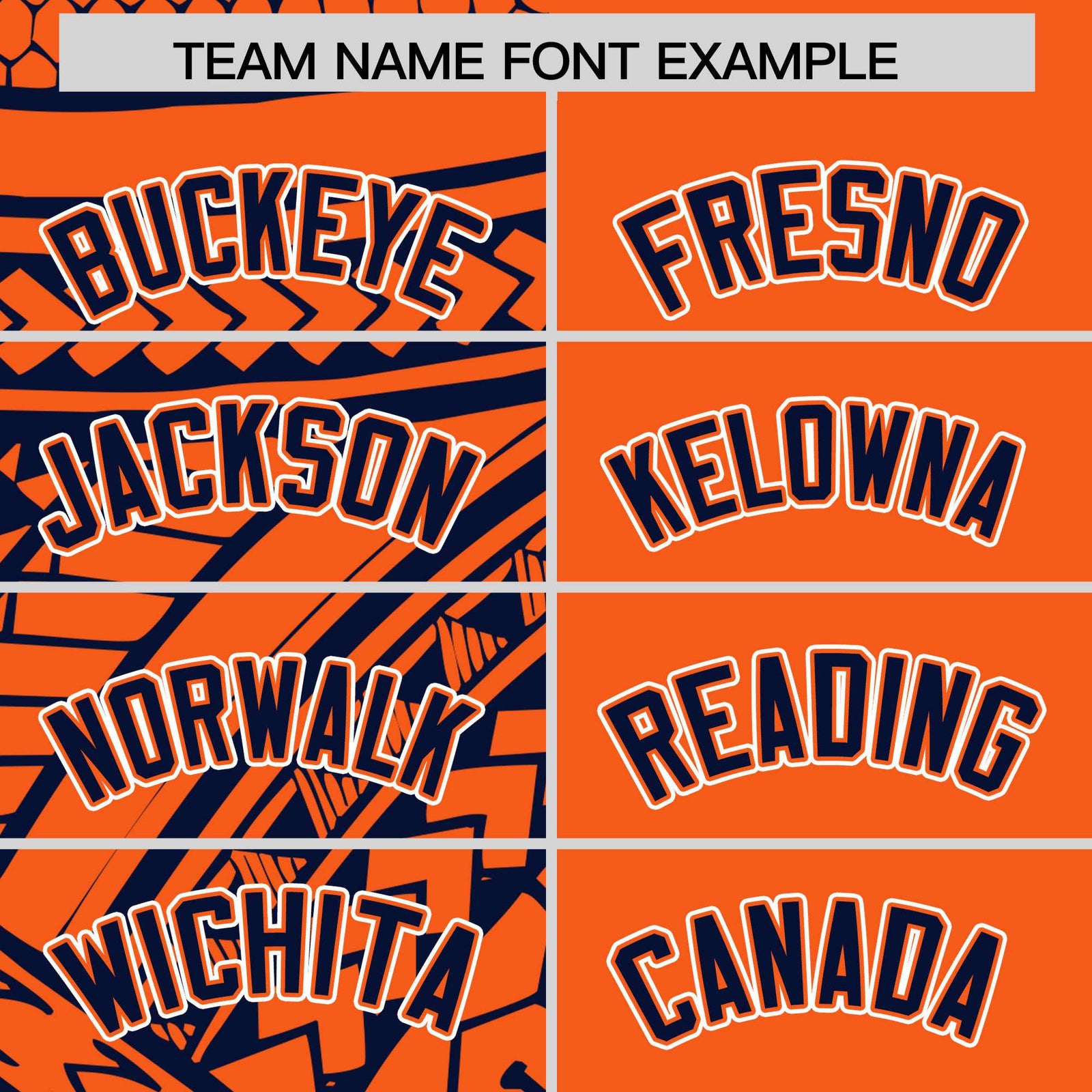 Custom Orange Navy Split Fashion Tribal Pattern Authentic Baseball Jersey