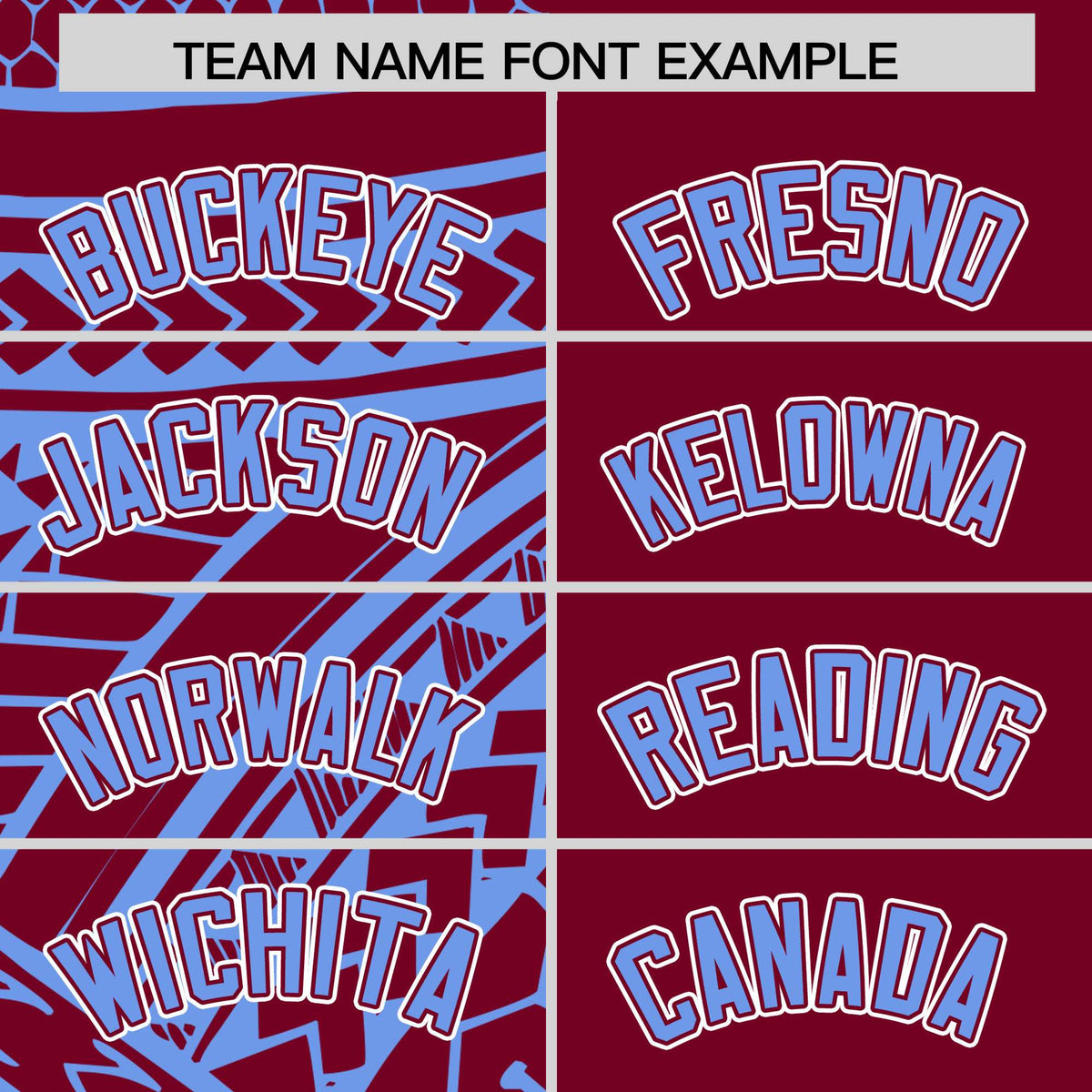 Custom Crimson Light Blue Split Fashion Tribal Pattern Authentic Baseball Jersey