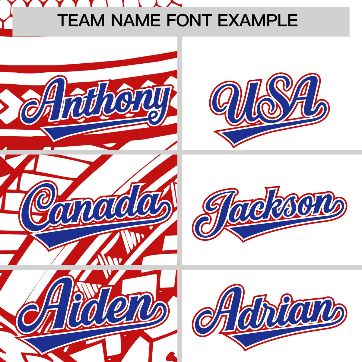 Custom White Red Split Fashion Tribal Pattern Authentic Baseball Jersey