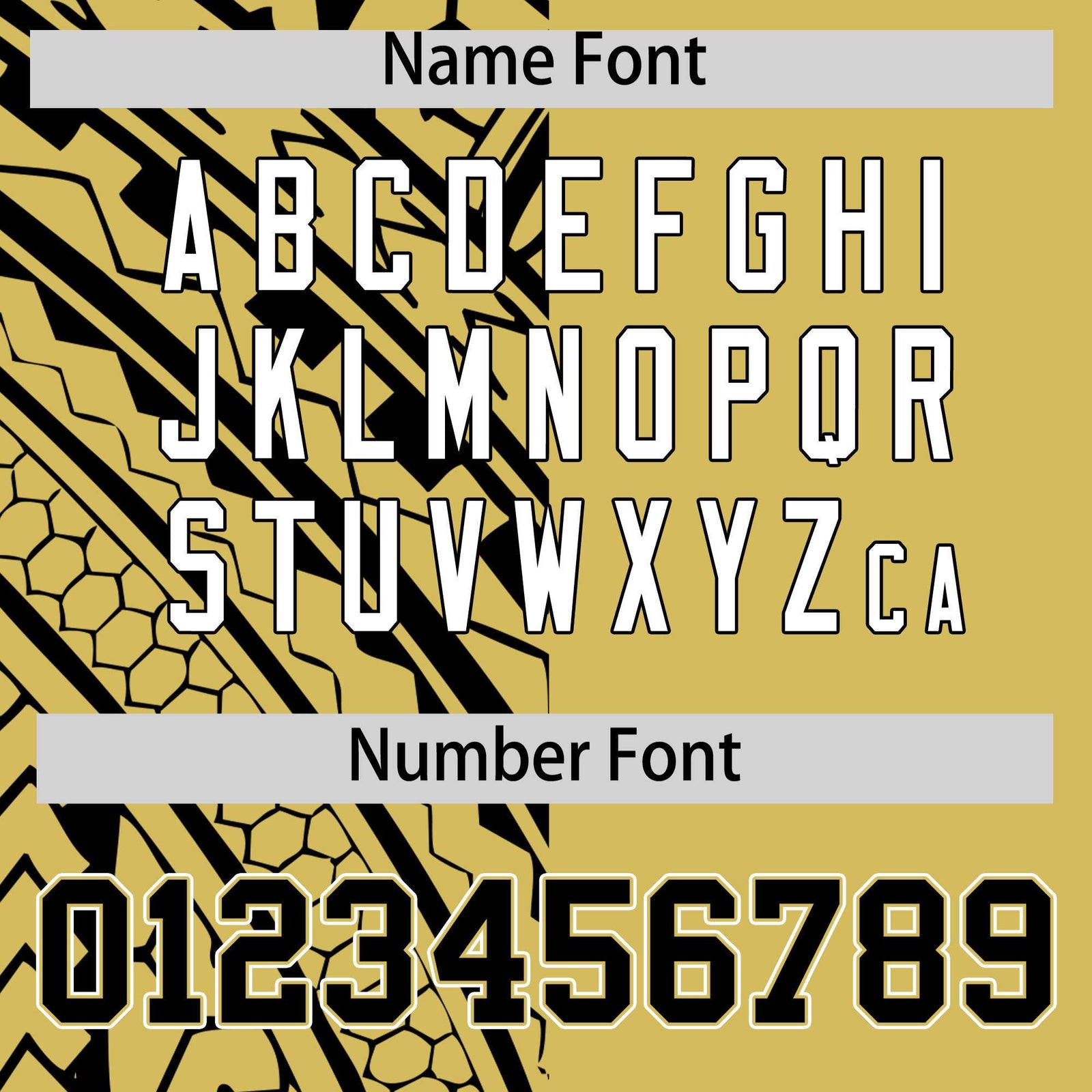 Custom Old Gold Black Split Fashion Tribal Pattern Authentic Baseball Jersey